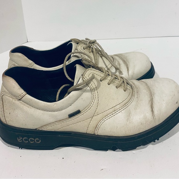 Golf white leather women’s ECCO golf shoes Size 37 Size 6/6.5 - Picture 6 of 8